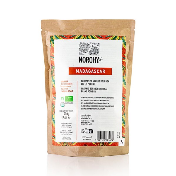 Valrhona - Norohy - Vanilleschotenpulver aus Madagaskar BIO
