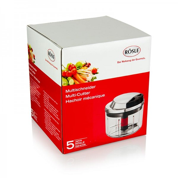 Rösle - Rösle Multischneider mit Handzug Kunststoff/Edelstahl 600ml