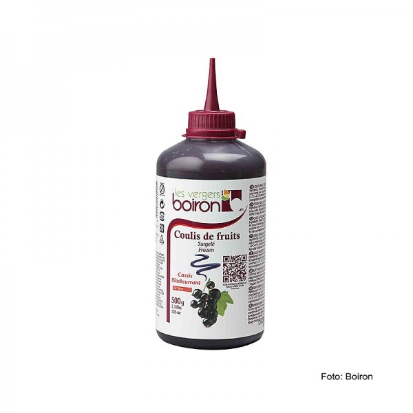 Boiron - Coulis / Sauce - Cassis 20% Zucker Squeeze Flasche TK