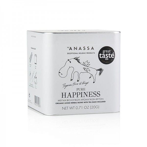 Anassa - ANASSA Pure Happiness Tea (Kräutertee) lose mit 20 Beuteln BIO