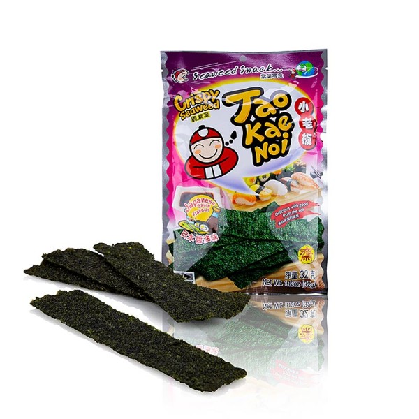 Taokaenoi - Taokaenoi Crispy Seaweed Japanese Sauce Algen Chips mit Sojasaucengeschmack