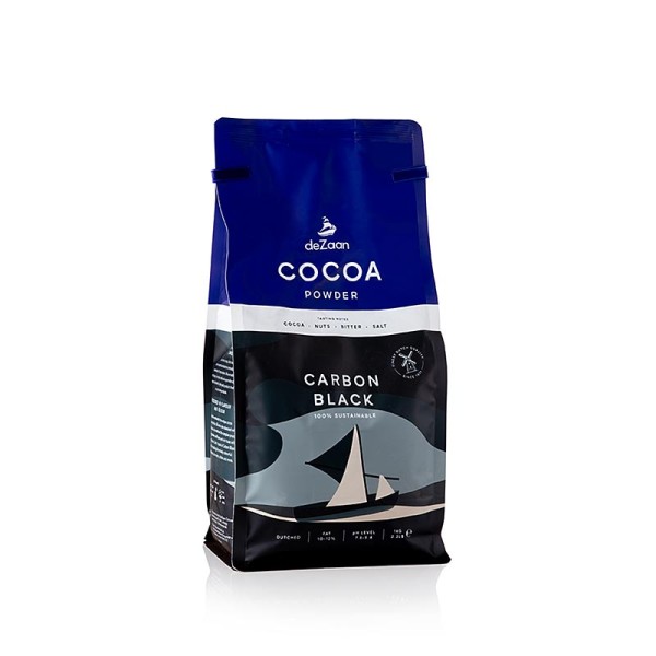 deZaan - Carbon Black Kakao Pulver stark entölt 10-12 % Fett deZaan