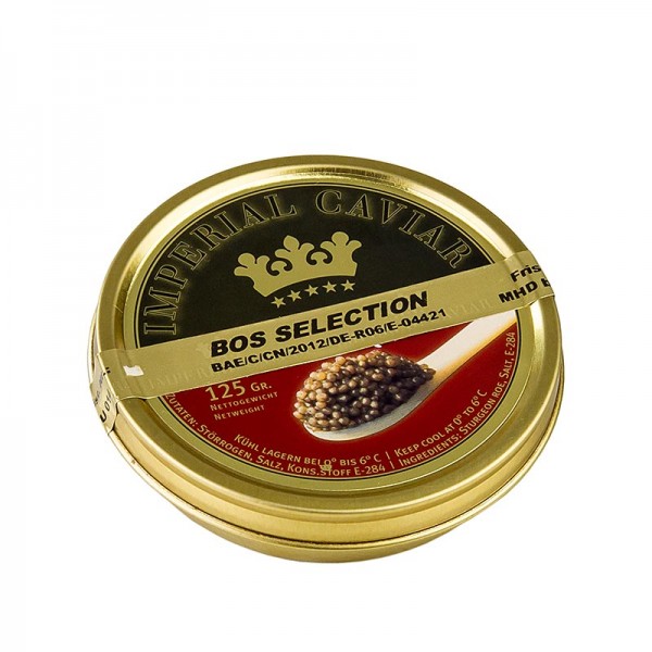 Deli-Vinos Sea Food - Selection Kaviar vom sibirischen Stör (Acipenser baerii) Aquakultur China