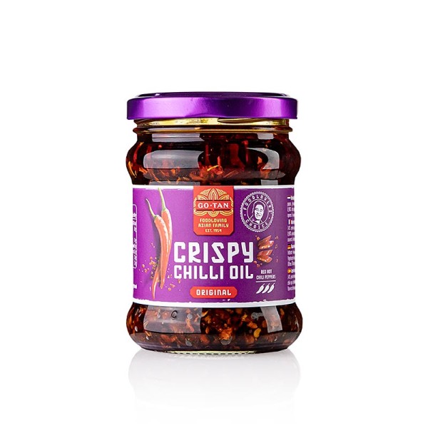 Go-Tan - Crispy Chili Oil - Chili in Öl mit knusprigen Stücken Go-Tan