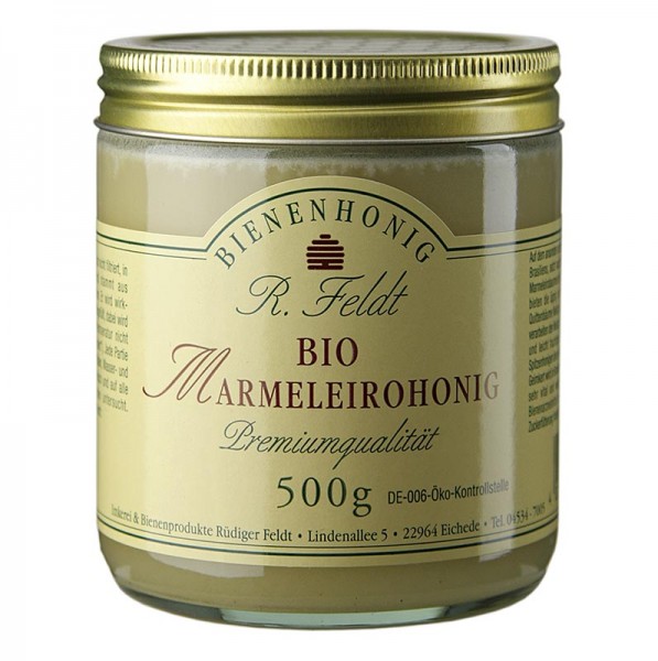 R. Feldt Bienenhonig - Feldt Marmeleiro-Honig Brasilien gold cremig fruchtig BIO