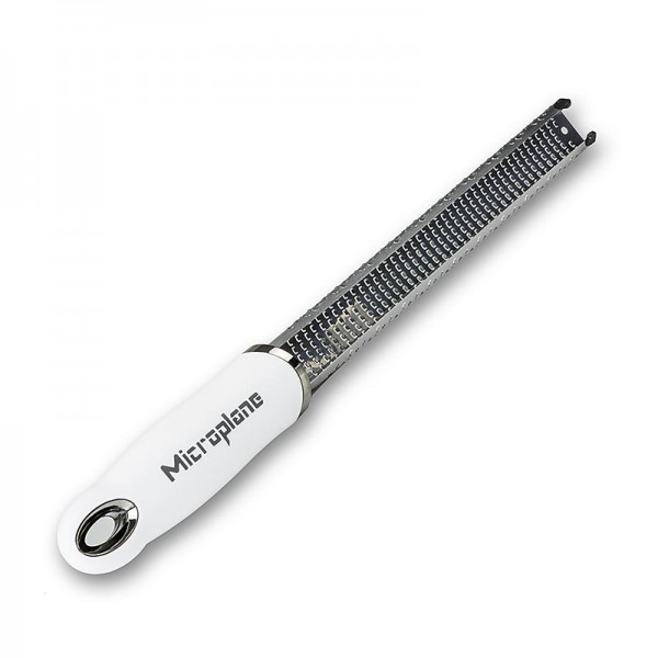 Microplane - Premium Classic - Stab Zesten Reibe Griff weiß/soft-touch