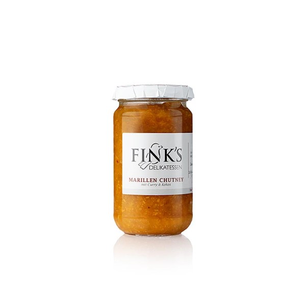 Fink's Echte Delikatessen - Marillen Chutney mit Curry und Kokos