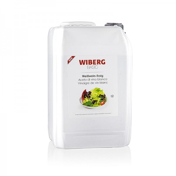 Wiberg - Wiberg BASIC Weißwein Essig 6% Säure aus vollreifen Trauben