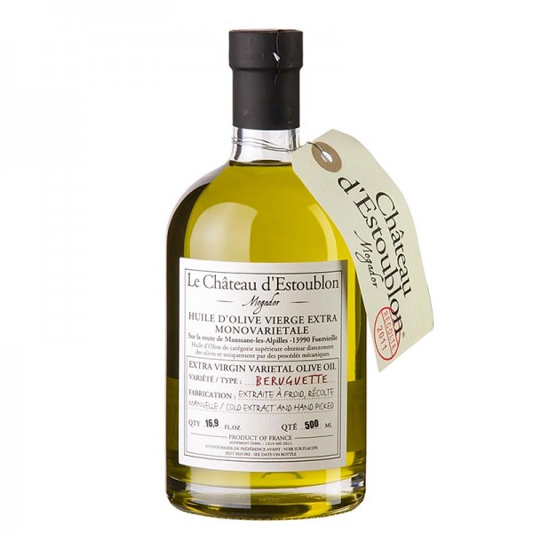 Chateau d´Estoublon - Natives Olivenöl Extra aus Beruguette Oliven Chateau d´Estoublon
