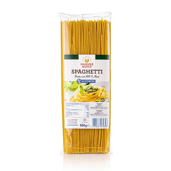 Hammermühle - Hammermühle - Spaghetti aus Mais laktose und glutenfrei