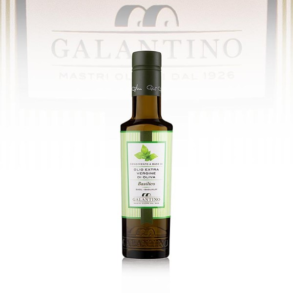 Galantino - Natives Olivenöl Extra Galantino mit Basilikum - Basilicolio