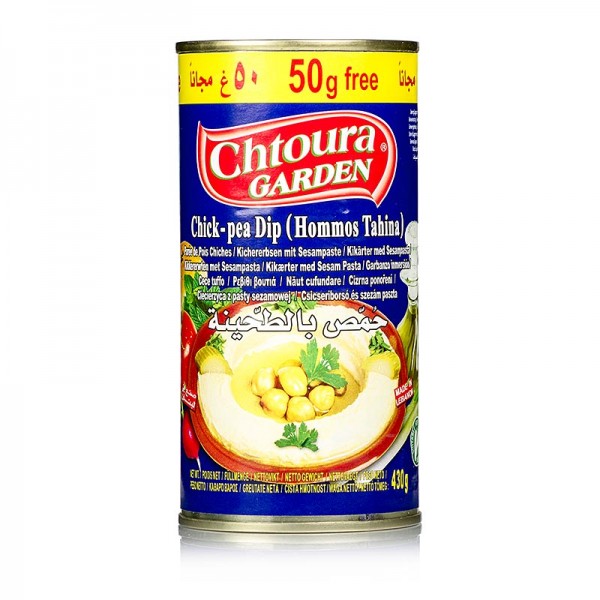 Chotura Garden - Hummus Tahini - Kichererbsenpüree mit Sesam Chotura