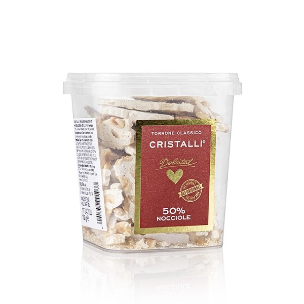 Dolcital - Torrone Cristalli - Haselnuss gebrochen Dolcital