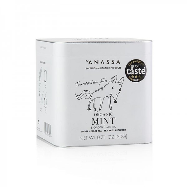 Anassa - ANASSA Mint Tea (Minze Tee) lose mit 20 Beuteln BIO