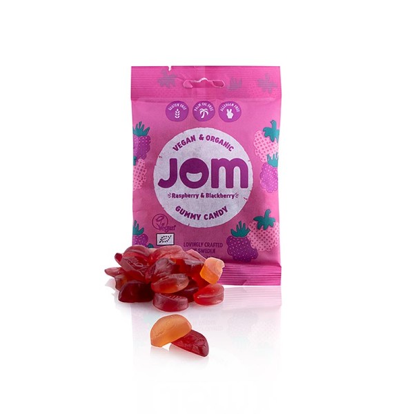 Jom - JOM - Raspberry & Blackberry Gummy Candy vegan BIO