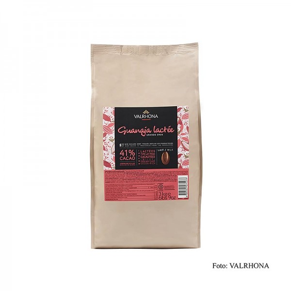 Valrhona - Guanaja Lactée Grand Cru Vollmilch Couverture Callets 41% Kakao