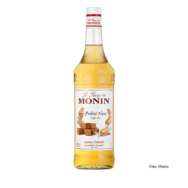 Monin - Monin Praline Nuss Grundstoff Sirup 1:8 1l Glasflasche