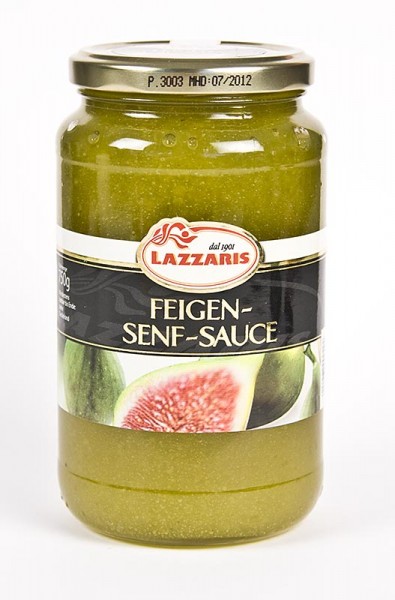 Lazzaris - Lazzaris -Feigen-Senf-Sauce nach Tessiner Art