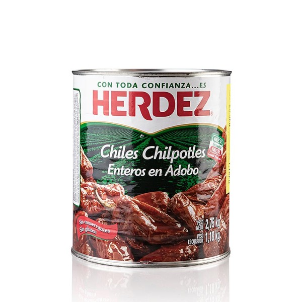 Herdez - Chili Schoten Chipotles geräuchert in Würzsauce Herdez