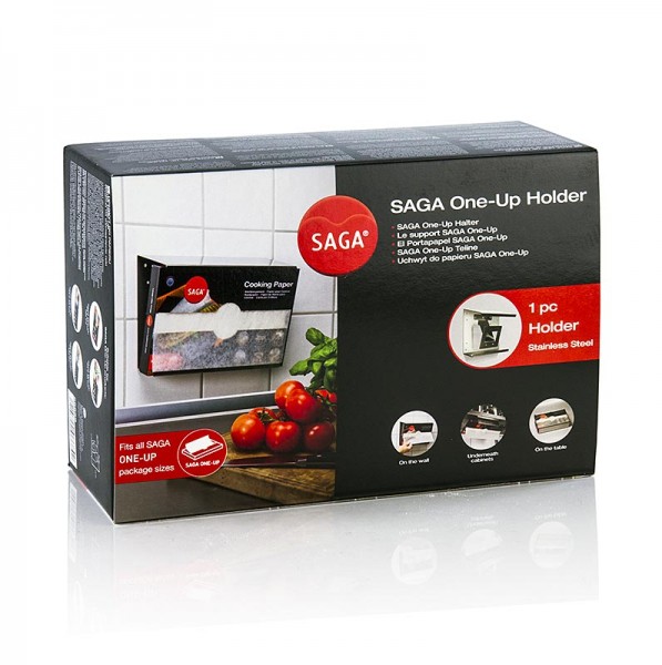 Saga - Saga One-Up Halter für Saga-Spender aus Edelstahl magnetisch