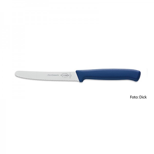 Dick-Messer - Allzweckmesser mit Wellenschliff blau 11cm DICK
