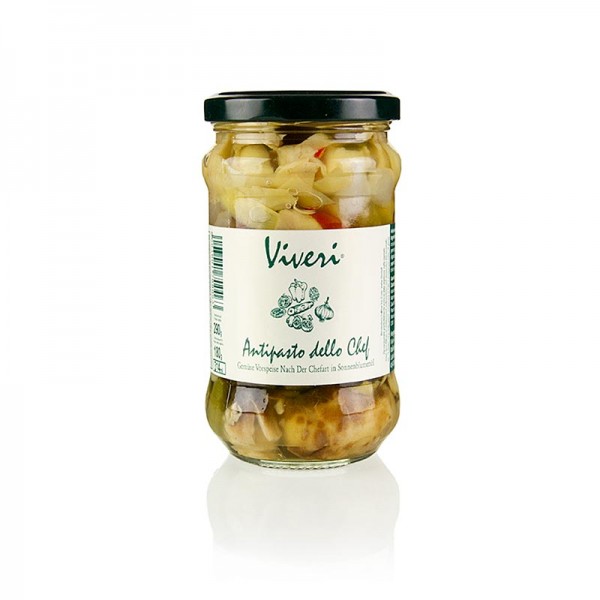 Viveri - Eingelegte gemischte Antipasti - dello Chef in Sonnenblumenöl
