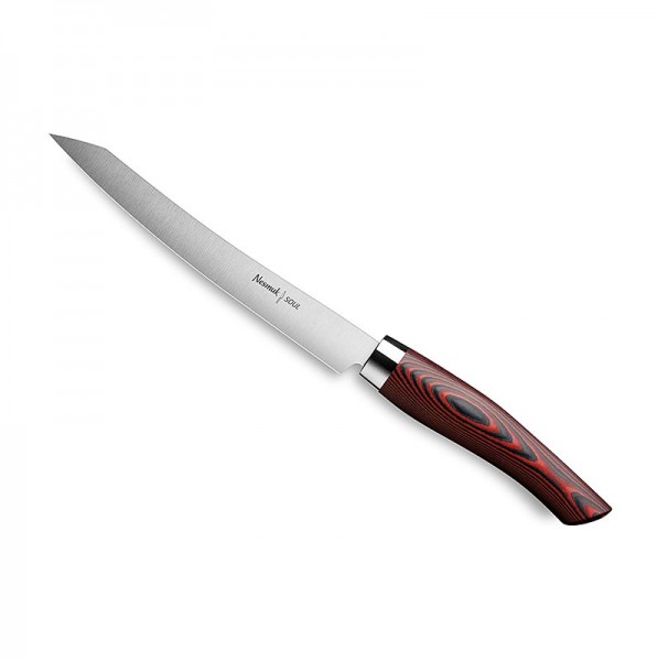 Nesmuk Soul - Nesmuk Soul 3.0 Slicer 160mm Edelstahlzwinge Griff Micarta rot