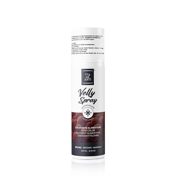 Velly Spray - Kakaobutter Spray Velvet/Samt Effekt braun Velly