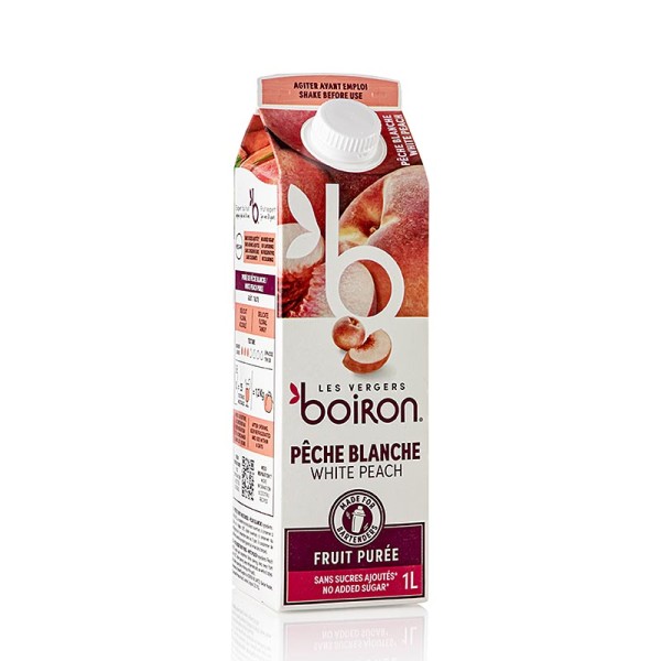 Boiron - Boiron weißer Pfirsich Püree pasteurisiert