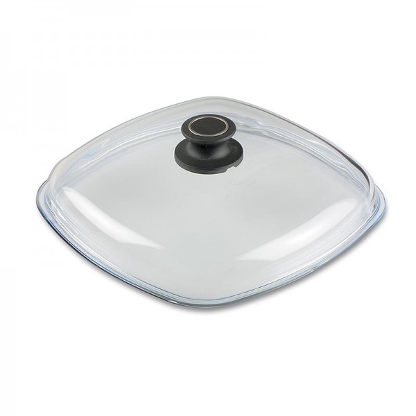 AMT Gastroguss - AMT Gastroguss Glasdeckel für Bratentopf eckig 28cm