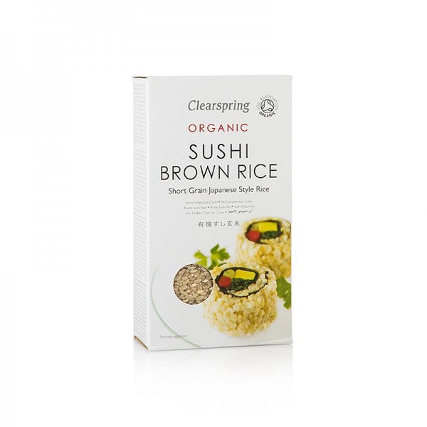 Clearspring - Organic Brown Sushi Rice brauner Sushi Reis Clearspring BIO