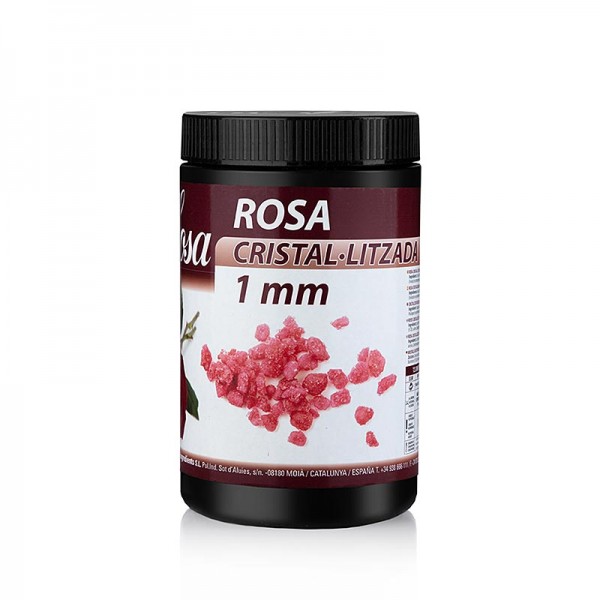 Sosa - Kristallisierte Rosenblütenblätter rot 1mm Stücke