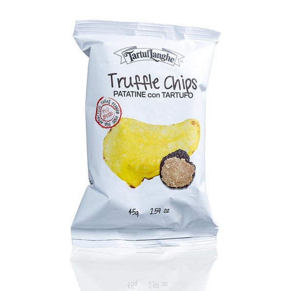 Tartuflanghe - TARTUFLANGHE Trüffel Chips Kartoffelchips m. Sommertrüffel (tuber aestivum)