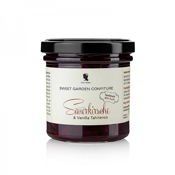 Sweet Garden Confiture - Sweet Garden Confiture - Sauerkirsch & Tahiti Vanille Fruchtaufstrich Mea Rosa