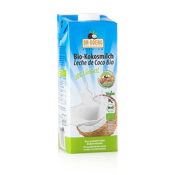 Dr. Goerg - Dr.Goerg 100% Kokosmilch 1 Liter BIO