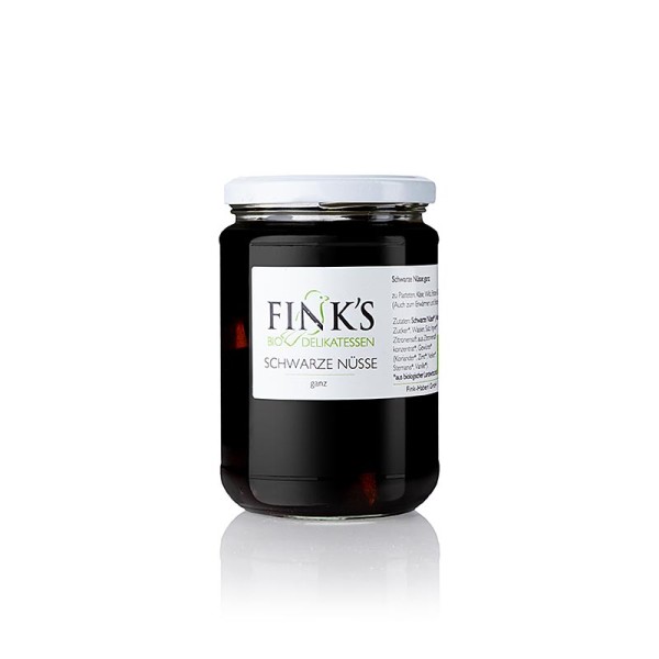 Fink's Delikatessen - Schwarze Walnüsse (ganz) in kräftigem Sirup Fink´s BIO