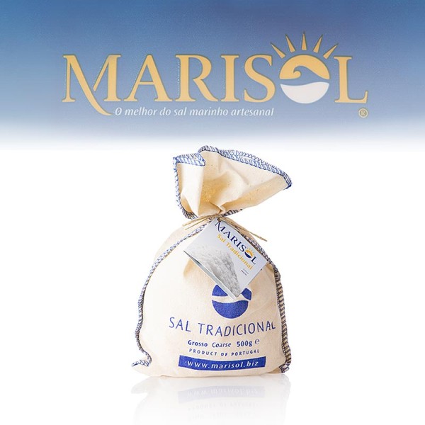 Marisol - Sal Tradicional grob weiß feucht Marisol® CERTIPLANET-,Kosher-zert.,vegan
