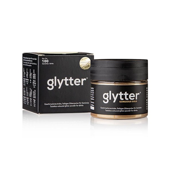 Glytter - glytter Gorgeous Gold Lebensmittelglitzerpuder