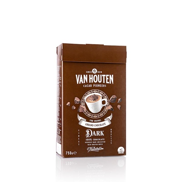 Van Houten - Van Houten Ground Dark Chocolate Trinkschokoladen Pulver VM-54627-V99