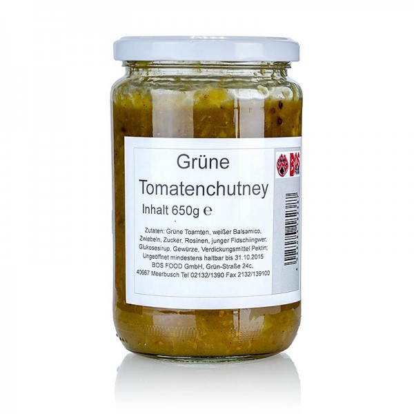 Gewürzgarten Selection - Grüne Tomaten Chutney mit weißem Balsamico