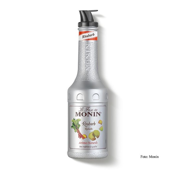 Monin - Monin Fruchtpüreemix Rhabarber Flasche mit Ausgießer