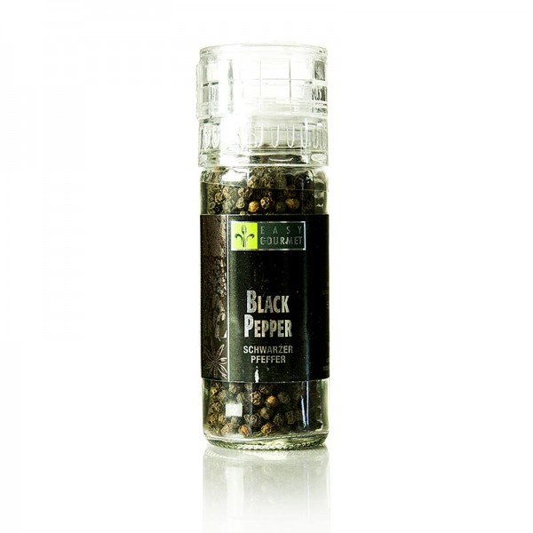 Easy Gourmet - Gourmet-Gewürzmühle Black Pepper/schwarzer Pfeffer Easy Gourmet