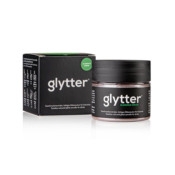 Glytter - glytter Glorious Green Lebensmittelglitzerpuder (Grün)