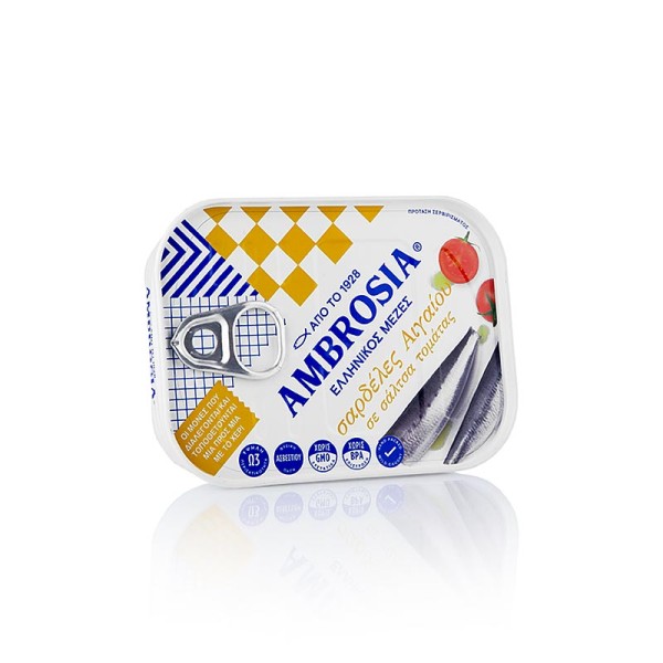 Ambrosia - Sardinen in Tomatensauce aus dem Ägäischen Meer Ambrosia