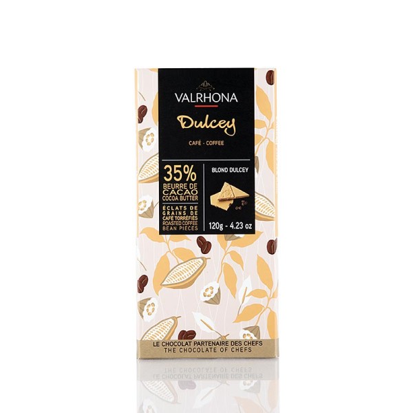 Valrhona - Valrhona Dulcey - Blonde Schokolade mit Kaffee 32% Kakao