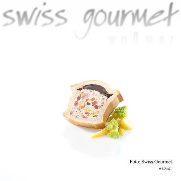Swiss Gourmet - Pâté von Schwein & Ochs mit Morcheln im Teigmantel TK