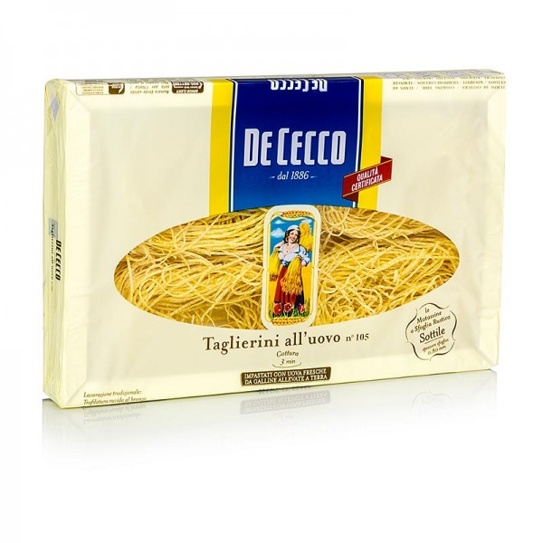 De Cecco - De Cecco Taglierini mit Ei No.105