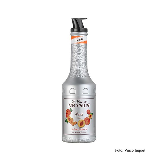 Monin - Fruchtpüreemix - Pfirsich gezuckert mit Ausgießer