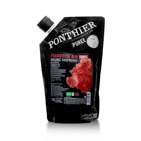 Ponthier - Ponthier Himbeer Püree 100% BIO