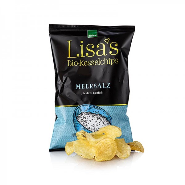 Lisa´s Kartoffel-Chips - Lisa´s Chips - natürliches Meersalz (Kartoffelchips ) BIO